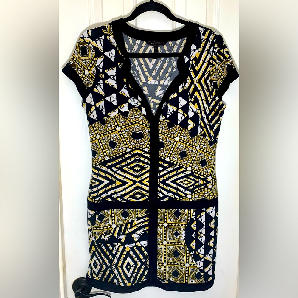 BCBGMAXAZRIA Printed Mini Dress